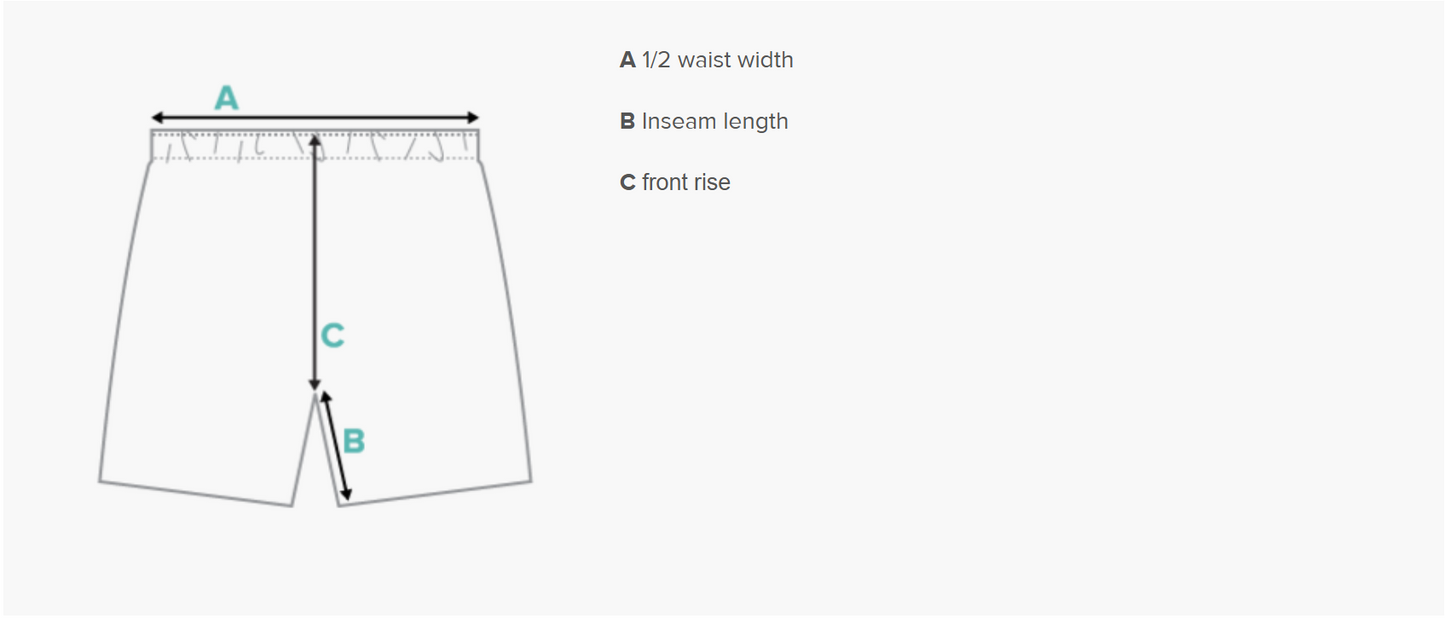 V-SHORTS (BLK/WHITE)