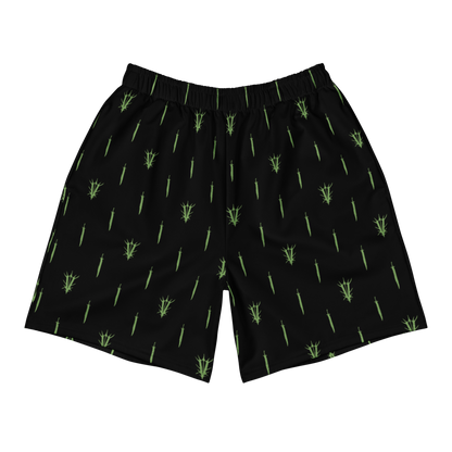 V-SHORTS (BLK/GREEN)