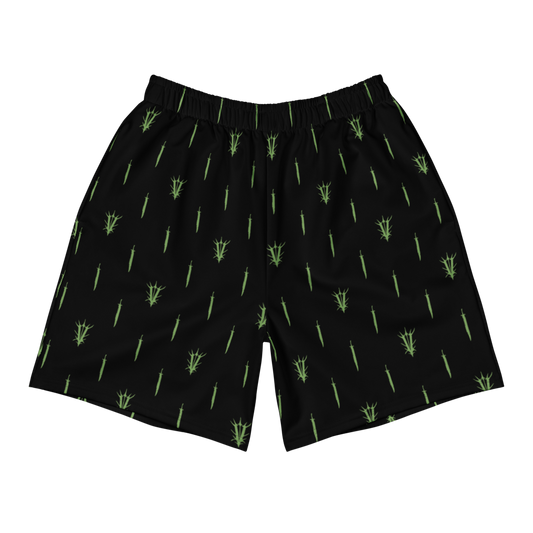 V-SHORTS (BLK/GREEN)