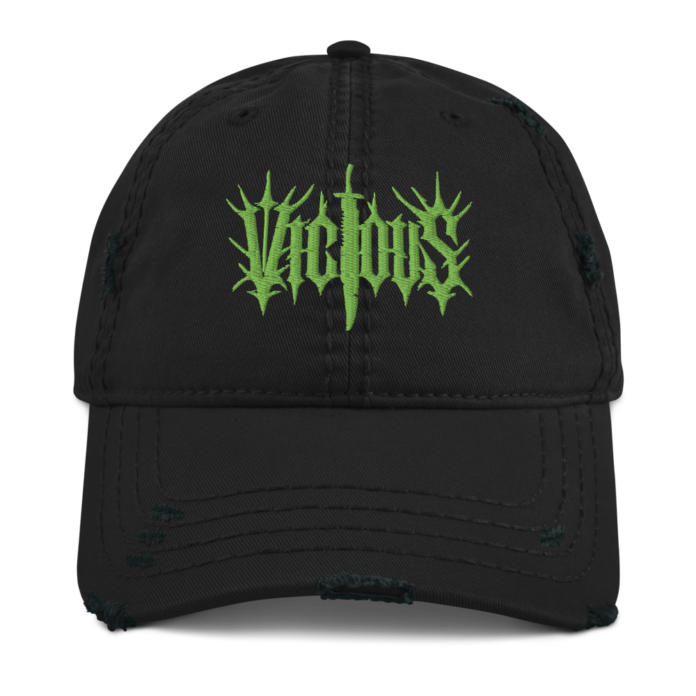 DISTRESSED DAD HAT (GREEN)