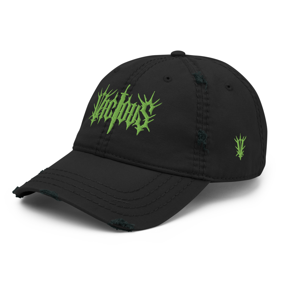 DISTRESSED DAD HAT (GREEN)